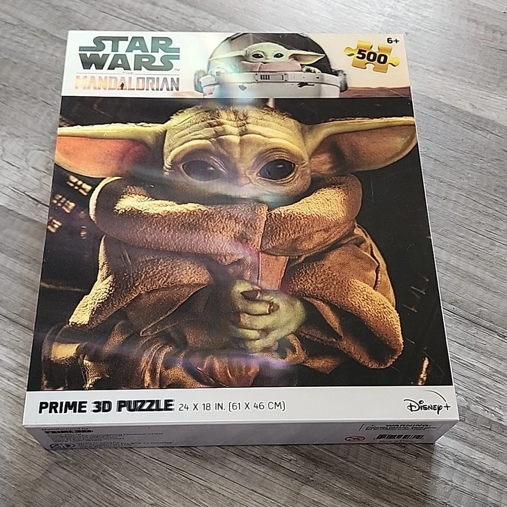 Baby Yoda puzzle-3d‎